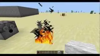 Как создать огнемет в Minecraft