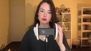 ASMR 3dio ear massage (gloves, lotion, gel) ☁️