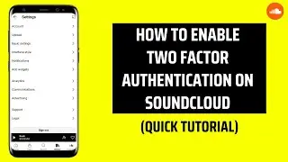How To Enable Two Factor Authentication On SoundCloud