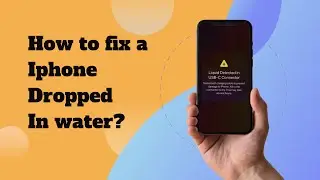 How to fix a iphone dropped in water? 2024