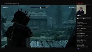 First Livestream - Harder than it looks! | Casual Skyrim Play Through