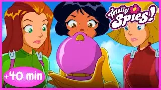 🌊 El SOCIO 🔍🌍 y MÁS AVENTURAS 🚁 | TOTALLY SPIES en Español 💄 | Maratón de episodios [T2 Ep. 9-10]