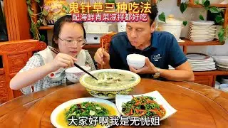 鬼针草三吃，跟我来做三伏减脂餐，鬼针草这三种做法好吃还不长胖，味道巴适哦