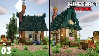 Minecraft Cute Medieval House Tutorial 🏡 | Minecraft House Tutorial #03