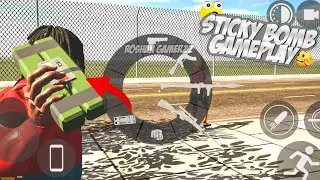 FINALLY STICKY BOMB IN INDIAN BIKE DRIVING 3D NEW UPDATE (TODAY)