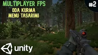 Unity3D Multiplayer FPS Game Making Part 2 - Room Setting and Menu Design - Unity Lessons