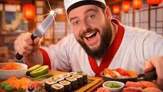 I BECAME A SUSHI CHEF FOR A DAY! 🍣🔪