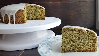 ПОСТНЫЙ апельсиновый МАННИК С МАКОМ🌸ПОСТНАЯ ГЛАЗУРЬ🌸Orange poppyseed bundt cake