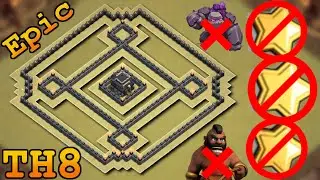 Clash of Clans - Town hall 8 (Th8) War Base 2016- ANTi GoWipe, ANTi Dragons, ANTi GoHo
