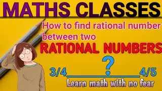 Find rational number between two rational numbers. दो परिमेय संख्याओ के बीच मे परिमेय संख्या निकले।