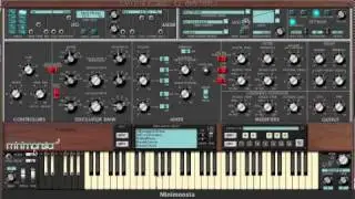 Minimonsta Tutorial using the Minimoog LFO