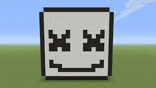 Minecraft Pixel Art - Marshmello