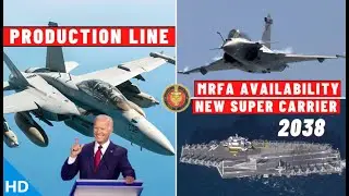 Indian Defence Updates : FA-18 Production Line,Super Carrier 2038,MRFA Availability,100 Swarm UAV