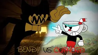 BENDY vs CUPHEAD: Epic battle, 1K sub special ￼