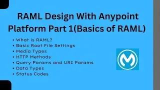 Part 1 :- RAML Module | RAML Basics | Root File | Media Types | Status Codes | Indentation | Mule 4