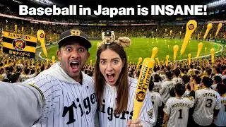 We Went to Japan’s WILDEST Baseball Game 🇯🇵 Hanshin Tigers vs Yomiuri Giants