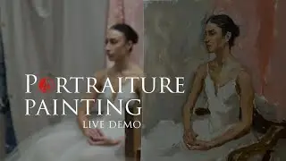 Portraiture painting (live demo) quick sketch