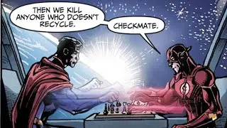 The Flash Mentally Owns Superman
