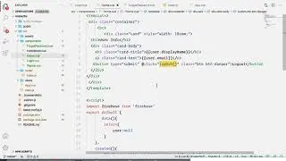 42   Vue JS Authentication    Logout & Dashboard