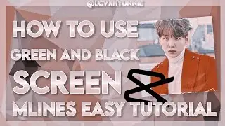 How to use green and black screen mlines easy tutorial #mlines