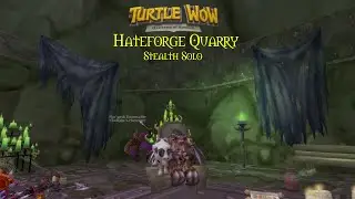 Turtle WoW - Hateforge Quarry Stealth Solo Mount & Trinket Run [Druid]
