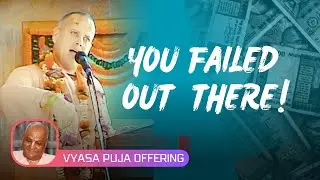 A Heartfelt Vyasa Puja Offering by His Holiness Murali Krishna Swami