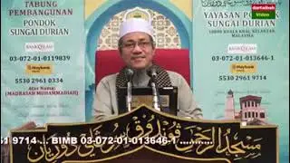 Dr Abu Anas Madani ~ PENJELASAN STATUS HADIS KELEBIHAN PUASA HARI TARWIYAH
