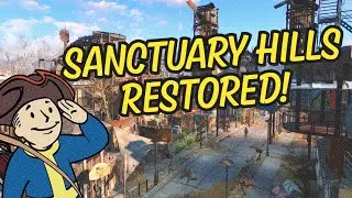 Fallout 4 Sanctuary Hills Capital City Settlement Build  (No Mods Used)
