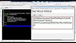 Delphi 024 RichEdit / 07 Get Encoding String