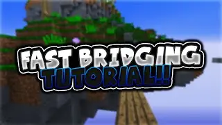 How To Speed Bridge/Ninja Bridge in Minecraft [English]
