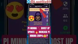 Pi Mining Boost up update🔥Pioneer can choose to set lockups to boost mining rate