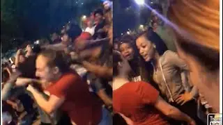 White girl gets jumped in the hood (Wild Hood Fight)