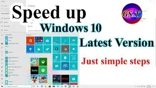 How Speed up window 10 2020 By Gamer Series & Tech