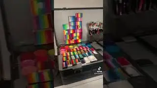 My face painting studio and supplies.