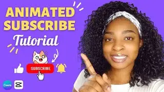 How to Make an Aesthetic Animated Subscribe Button | Capcut & Canva Made Easy