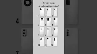 How many phones do you know without the logo? #viral #trending #happystudio #happystudio