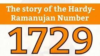 The story of Hardy Ramanujan Number 1729#shorts