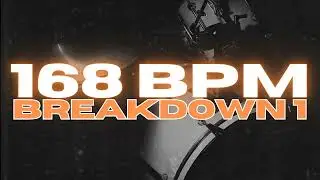 168 BPM - Metal Breakdown Drum Beat - Loop 1