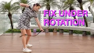 Fix Under-Rotation Back Swing - Golf with Michele Low