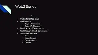 Blockchain Technology - Series Part 1