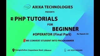 chapter-2 operator in php (final part)