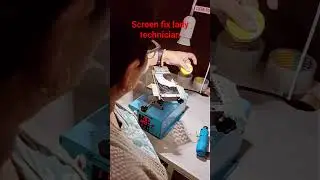 #short #samsung  Screen fix lady technician | screen fix | #trending