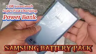 SAMSUNG 25w 10000mah BATTERY PACK | SUPER FAST CHARGING POWER BANK