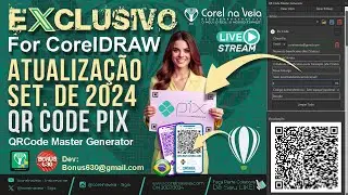 ⚙️Atualização #QRCode #PIX Generator Direto no #CorelDRAW AddOn by @bonus630