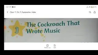The Cockroach that Wrote Music with Hindi translation