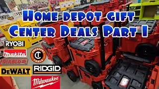 Home Depot Gift Center Deals Part 1!