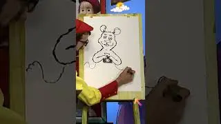 How To Draw Photographer Mouse #drawing #coloring #toddlers #draw #painting