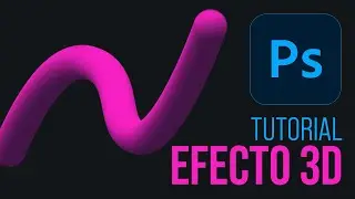 IMPRESIONANTE EFECTO 3D 🤩🖌️ para tus diseños RÁPIDO Y FÁCIL | Tutorial Photoshop