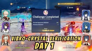 NEW EVENT! Vibro-Crystal Verification DAY 1 - 10864 SCORE | Genshin Impact
