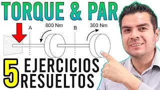 🔥 Cómo CALCULAR el TORQUE o PAR INTERNO en FLECHAS Circulares *MIRALO* 🔴 TORSIÓN Parte 1